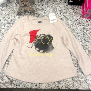 Toddler girl long sleeve Christmas shirt